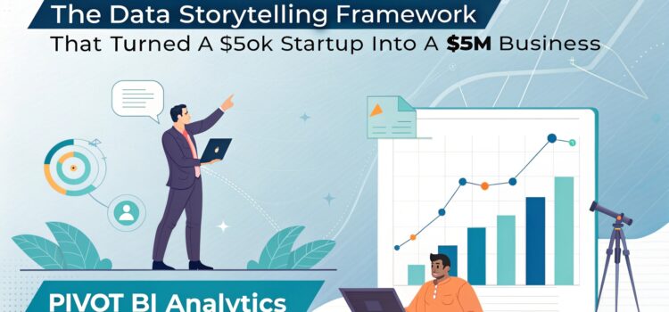 The Data Storytelling Framework That Turned a $50K Startup Into a $5M Business